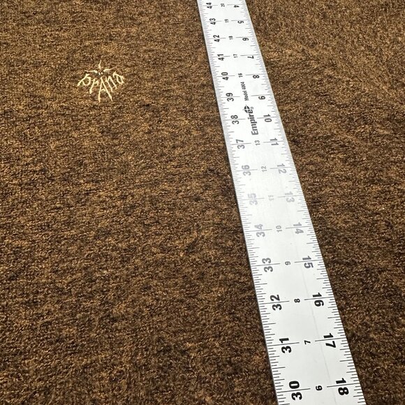 PrAna Vintage Brown Teddy Gorpcore Outdoors Sweater Men's Size Large - Picture 5 of 6